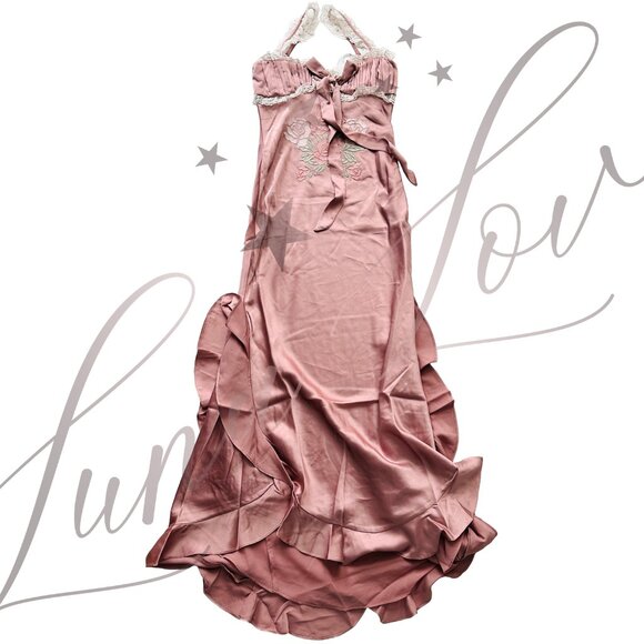 FOR LOVE & LEMONS Chelsea Embroidered Floral Maxi Dress NWT! - Picture 4 of 14